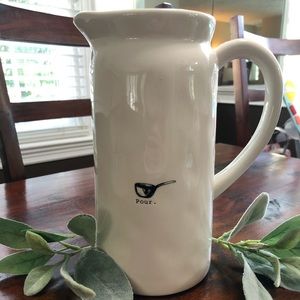 Rae Dunn Pour Icon Pitcher